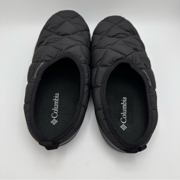 Columbia Men’s Black Quilted Insulated Mule Slippers Size 8 - Picture 5 of 8